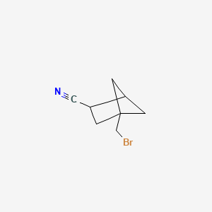 4-(bromomethyl)bicyclo[2.1.1]hexane-2-carbonitrile