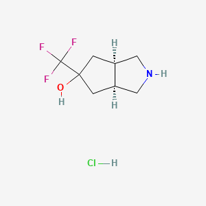 (3aR,5S,6aS)-5-(trifluoromethyl)-octahydrocyclopenta[c]pyrrol-5-ol hydrochloride