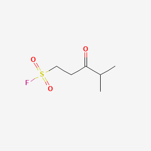 molecular formula C6H11FO3S B6606917 4-methyl-3-oxopentane-1-sulfonyl fluoride CAS No. 2839144-24-8