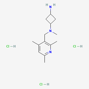 N1-methyl-N1-[(2,4,6-trimethylpyridin-3-yl)methyl]cyclobutane-1,3-diamine trihydrochloride, Mixture of diastereomers