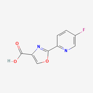 2-(5-fluoropyridin-2-yl)-1,3-oxazole-4-carboxylic acid