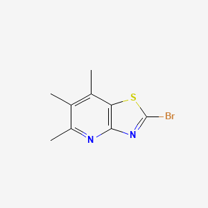 2-bromo-5,6,7-trimethyl-[1,3]thiazolo[4,5-b]pyridine