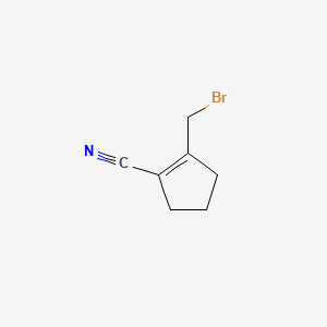 2-(bromomethyl)cyclopent-1-ene-1-carbonitrile