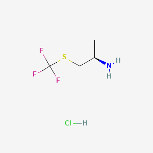 (2R)-1-[(trifluoromethyl)sulfanyl]propan-2-amine hydrochloride