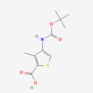 4-{[(tert-butoxy)carbonyl]amino}-3-methylthiophene-2-carboxylic acid