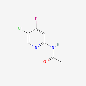 molecular formula C7H6ClFN2O B6607024 N-(5-chloro-4-fluoropyridin-2-yl)acetamide CAS No. 2839138-54-2