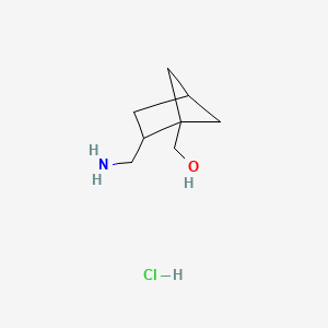 [2-(aminomethyl)bicyclo[2.1.1]hexan-1-yl]methanol hydrochloride