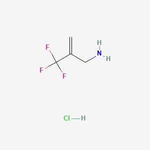 2-(aminomethyl)-3,3,3-trifluoroprop-1-ene hydrochloride