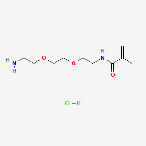 N-{2-[2-(2-aminoethoxy)ethoxy]ethyl}-2-methylprop-2-enamide hydrochloride