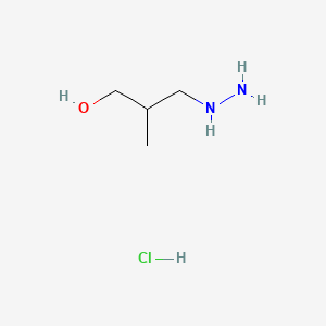 3-hydrazinyl-2-methylpropan-1-ol hydrochloride