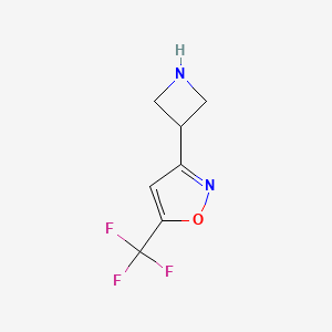 3-(azetidin-3-yl)-5-(trifluoromethyl)-1,2-oxazole