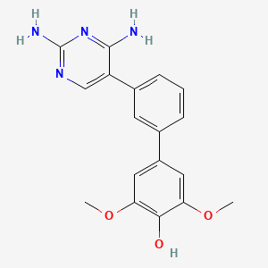 3'-(2,4-diaminopyrimidin-5-yl)-3,5-dimethoxy-[1,1'-biphenyl]-4-ol