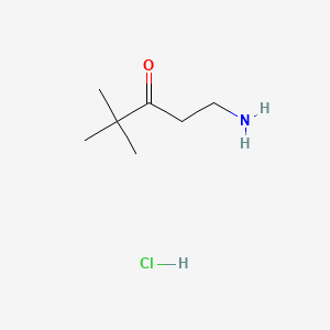 1-amino-4,4-dimethylpentan-3-one hydrochloride