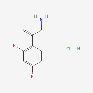 2-(2,4-difluorophenyl)prop-2-en-1-amine hydrochloride