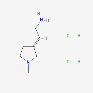 2-(1-methylpyrrolidin-3-ylidene)ethan-1-amine dihydrochloride