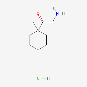 2-amino-1-(1-methylcyclohexyl)ethan-1-one hydrochloride