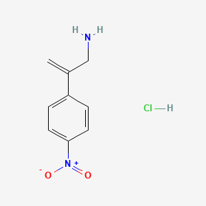 2-(4-nitrophenyl)prop-2-en-1-amine hydrochloride