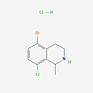 5-bromo-8-chloro-1-methyl-1,2,3,4-tetrahydroisoquinoline hydrochloride