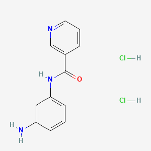 N-(3-aminophenyl)pyridine-3-carboxamide dihydrochloride