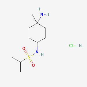 N-(4-amino-4-methylcyclohexyl)propane-2-sulfonamide hydrochloride