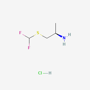 (2R)-1-[(difluoromethyl)sulfanyl]propan-2-amine hydrochloride