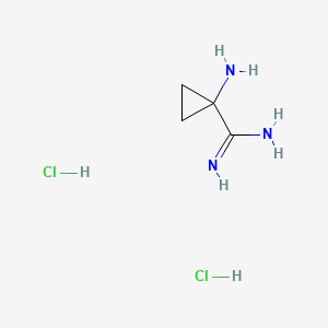 1-aminocyclopropane-1-carboximidamidedihydrochloride