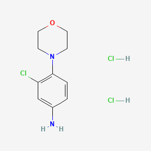 3-chloro-4-(morpholin-4-yl)anilinedihydrochloride