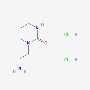 1-(2-aminoethyl)-1,3-diazinan-2-one dihydrochloride