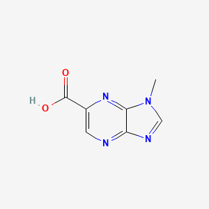 molecular formula C7H6N4O2 B6607554 1-methyl-1H-imidazo[4,5-b]pyrazine-6-carboxylic acid CAS No. 2866335-88-6