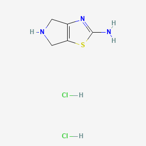 4H,5H,6H-pyrrolo[3,4-d][1,3]thiazol-2-amine dihydrochloride