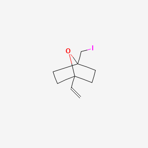 molecular formula C9H13IO B6607589 1-ethenyl-4-(iodomethyl)-7-oxabicyclo[2.2.1]heptane CAS No. 2839157-73-0