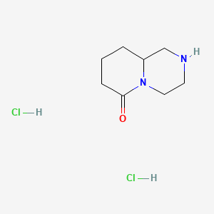 octahydro-1H-pyrido[1,2-a]pyrazin-6-one dihydrochloride