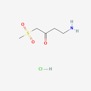 4-amino-1-methanesulfonylbutan-2-one hydrochloride