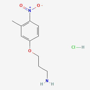 3-(3-methyl-4-nitrophenoxy)propan-1-amine hydrochloride