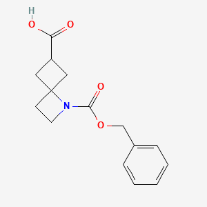 1-[(benzyloxy)carbonyl]-1-azaspiro[3.3]heptane-6-carboxylic acid