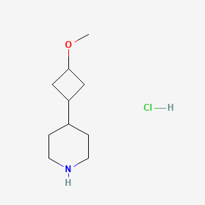 4-(3-methoxycyclobutyl)piperidinehydrochloride,Mixtureofdiastereomers