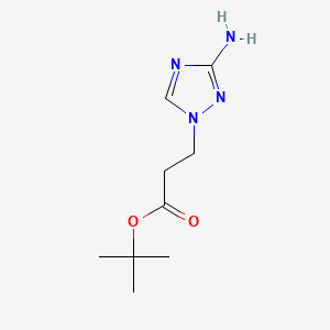 tert-butyl 3-(3-amino-1H-1,2,4-triazol-1-yl)propanoate