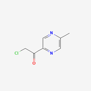 molecular formula C7H7ClN2O B6607915 2-chloro-1-(5-methylpyrazin-2-yl)ethan-1-one CAS No. 2228548-38-5