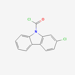 molecular formula C13H7Cl2NO B6607943 2-chloro-9H-carbazole-9-carbonyl chloride CAS No. 2866319-37-9