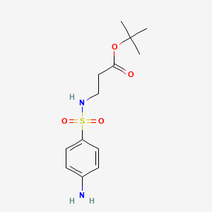 tert-butyl3-(4-aminobenzenesulfonamido)propanoate