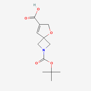 2-[(tert-butoxy)carbonyl]-5-oxa-2-azaspiro[3.4]oct-7-ene-7-carboxylic acid