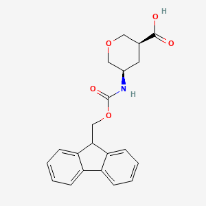 rac-(3R,5S)-5-({[(9H-fluoren-9-yl)methoxy]carbonyl}amino)oxane-3-carboxylic acid