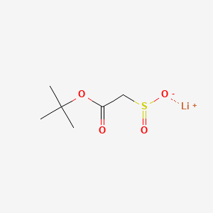 lithium(1+)2-(tert-butoxy)-2-oxoethane-1-sulfinate