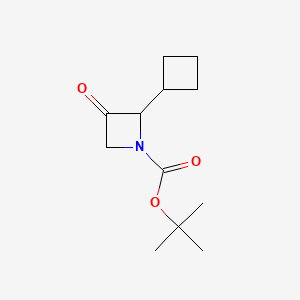 tert-butyl 2-cyclobutyl-3-oxoazetidine-1-carboxylate