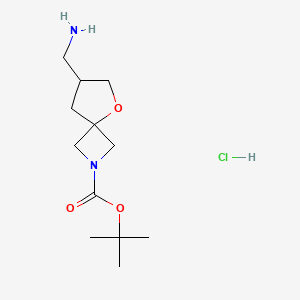 tert-butyl 7-(aminomethyl)-5-oxa-2-azaspiro[3.4]octane-2-carboxylate hydrochloride