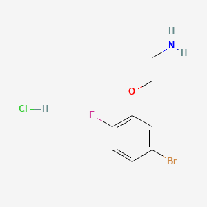 2-(5-bromo-2-fluorophenoxy)ethan-1-amine hydrochloride