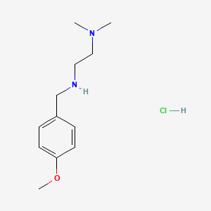 [2-(dimethylamino)ethyl][(4-methoxyphenyl)methyl]aminehydrochloride