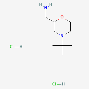 1-(4-tert-butylmorpholin-2-yl)methanaminedihydrochloride