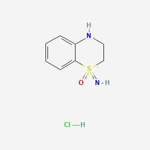 1-imino-3,4-dihydro-2H-1lambda6,4-benzothiazin-1-one hydrochloride