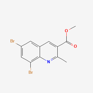 methyl 6,8-dibromo-2-methylquinoline-3-carboxylate